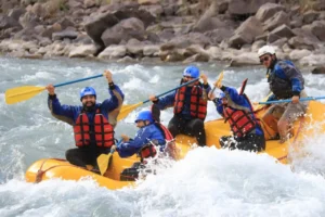 rafting potrerillos rio Mendoza